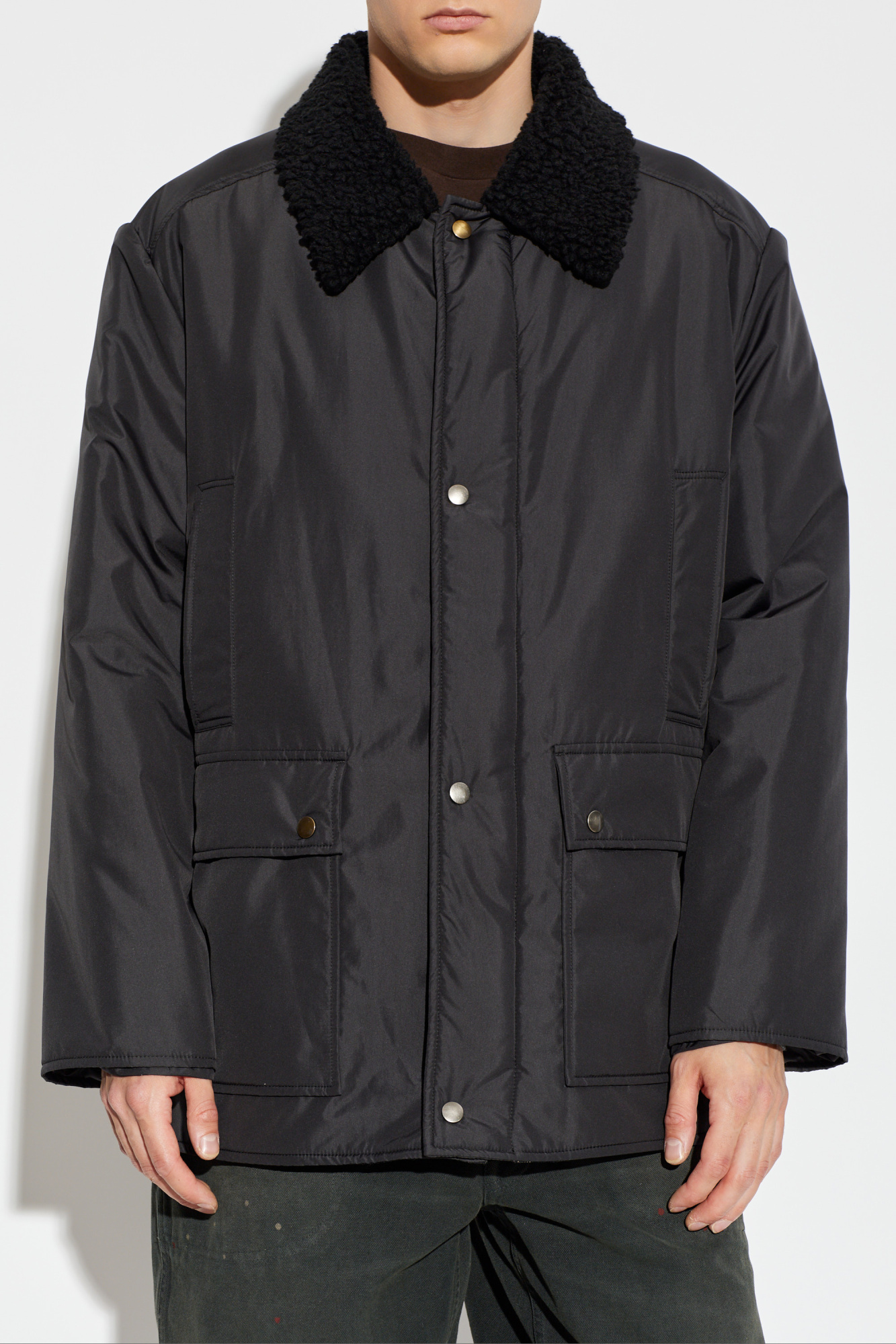 Maison Margiela Jacket with a fur collar | Men's | Vitkac